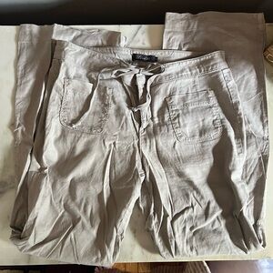 Level 99 Lana Linen Trousers Size 30
